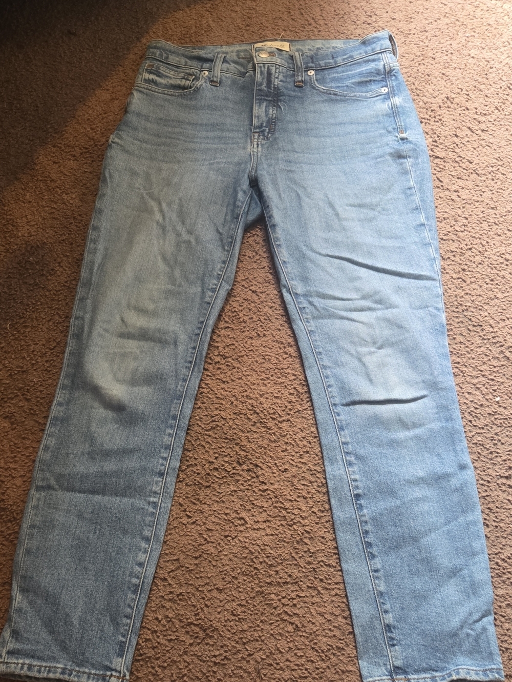 Madewell Light Blue Denim 9" High-rise Skinny Jeans💫